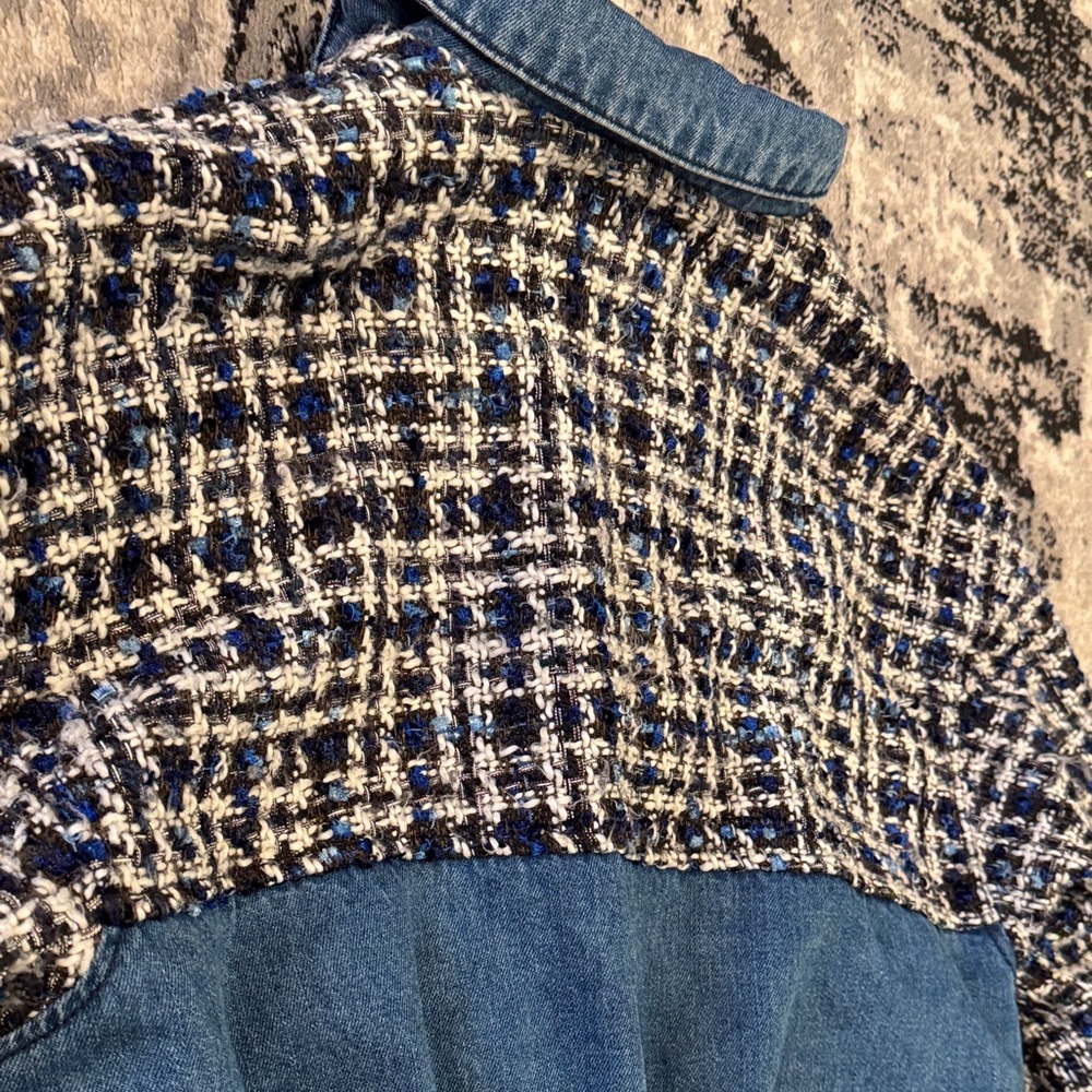 Tweed Denim Jacket - Picture 14 of 16